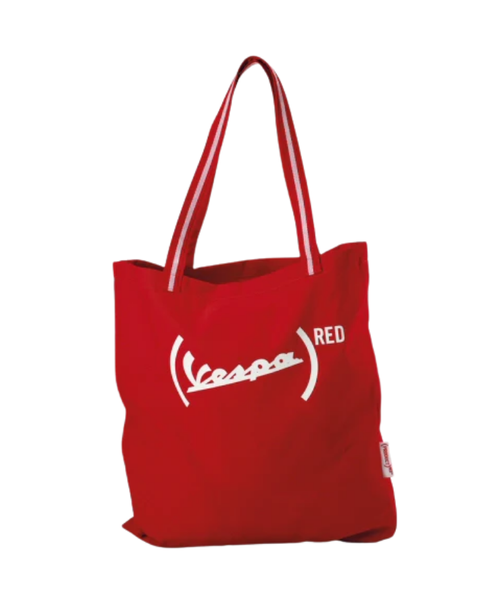 Vespa (Red) Canvas Bag