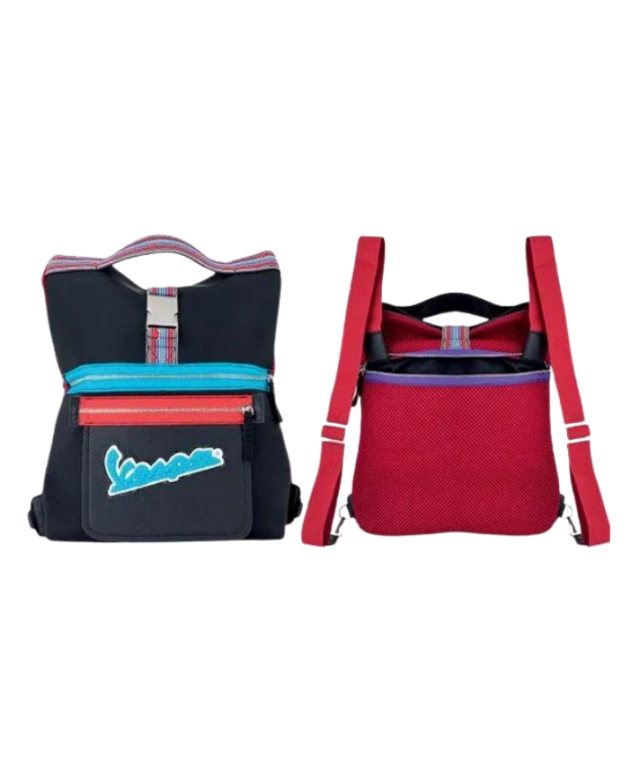 BORSA TOTE VESPA VSTRIPES (RED)
