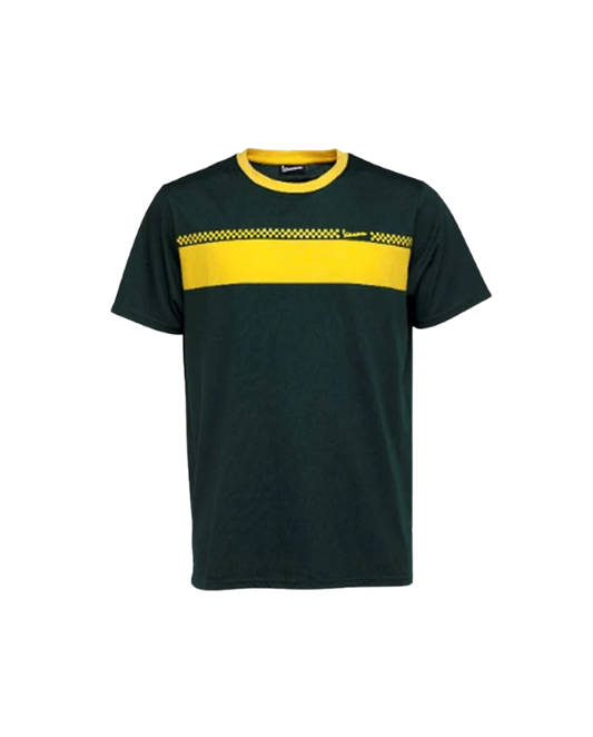 VESPA RACING SIXTIES T-SHIRT GREEN/YELLOW