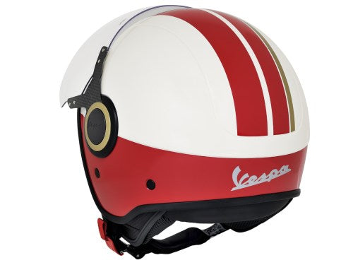 Vespa VJ Helmet - Racing Sixties White