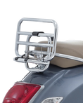 Load image into Gallery viewer, Piaggio Vespa GTS/GTV Chrome Rear Folding Rack
