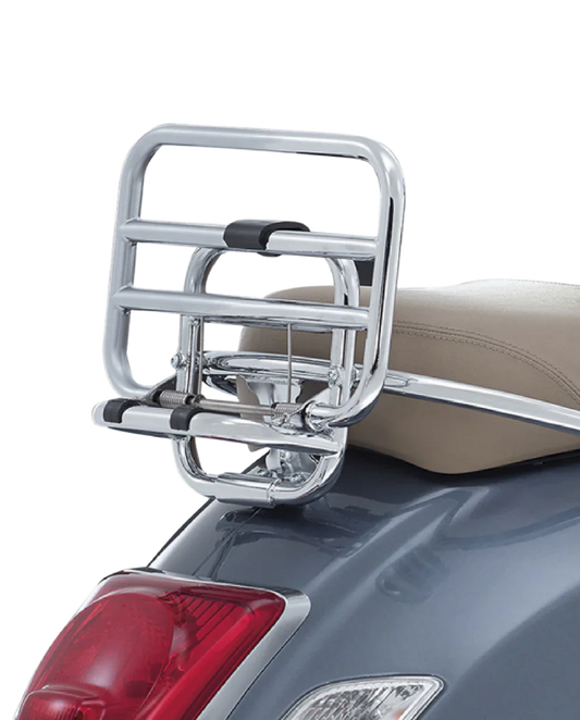 Piaggio Vespa GTS/GTV Chrome Rear Folding Rack