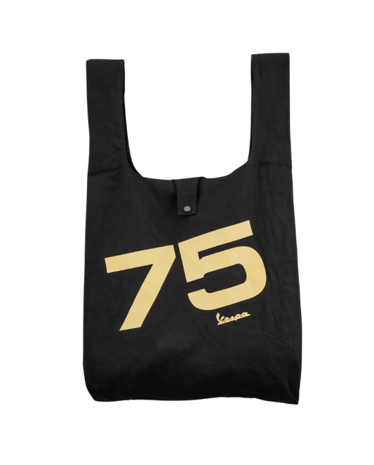 Shopping Bag PIAGGIO Vespa 75 Jahre black